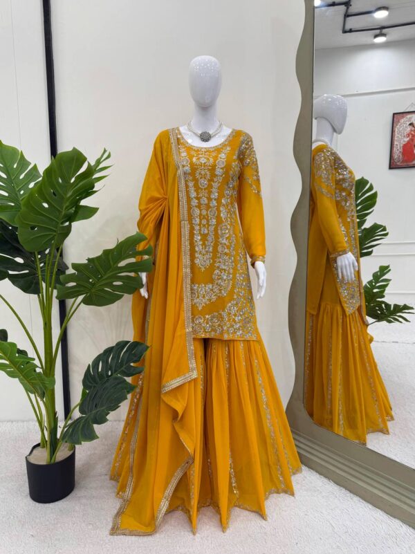 Party Wear Sharara Suit